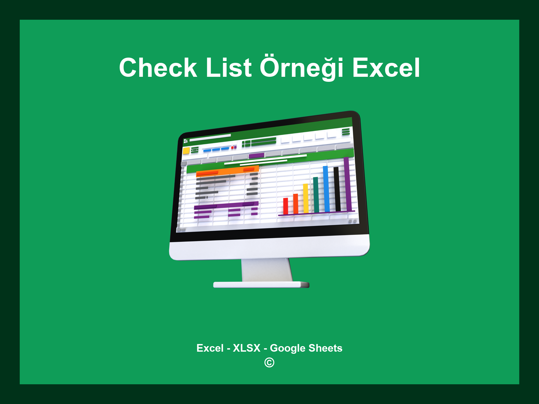 Check List Örneği Excel