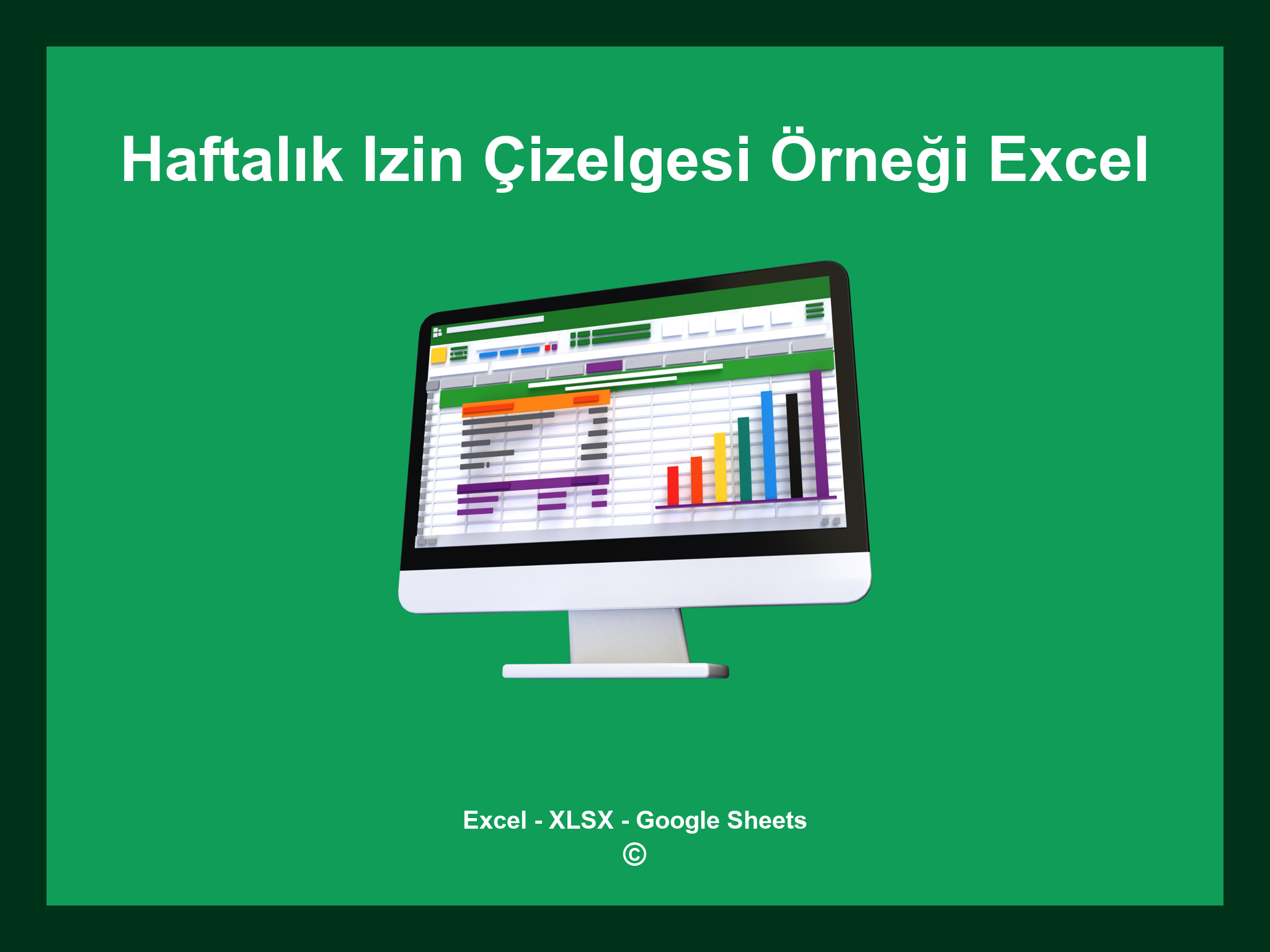 Haftalık Izin Çizelgesi Örneği Excel