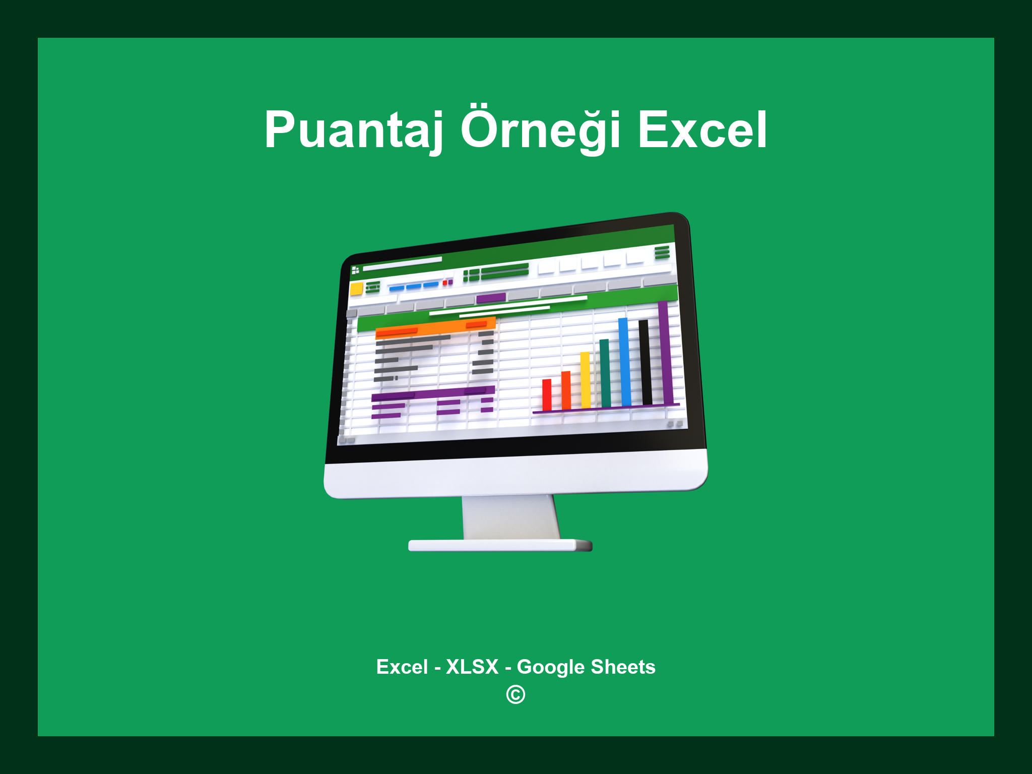 Puantaj Örneği Excel