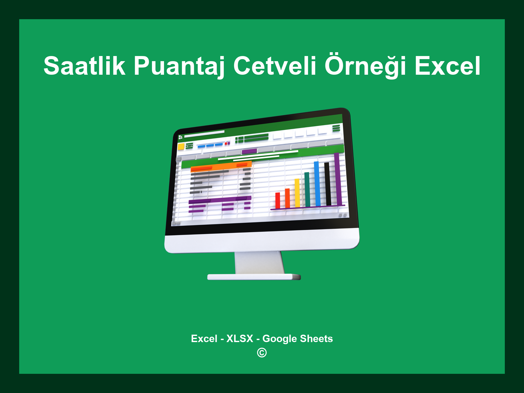Saatlik Puantaj Cetveli Örneği Excel